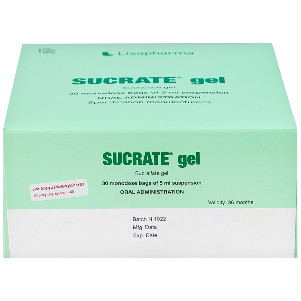 Hình ảnh Hỗn dịch Sucrate Gel Istituto Biochimico Italiano điều trị loét dạ dày - tá tràng (30 gói x 5ml)