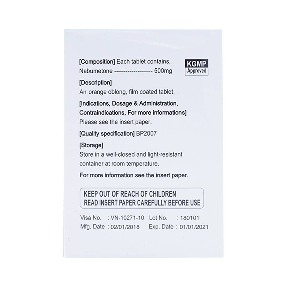 Hình ảnh Thuốc Suntab Tablet DongKoo điều trị triệu chứng viêm xương khớp (10 vỉ x 10 viên)