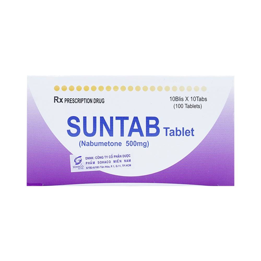 Hình ảnh Thuốc Suntab Tablet DongKoo điều trị triệu chứng viêm xương khớp (10 vỉ x 10 viên)