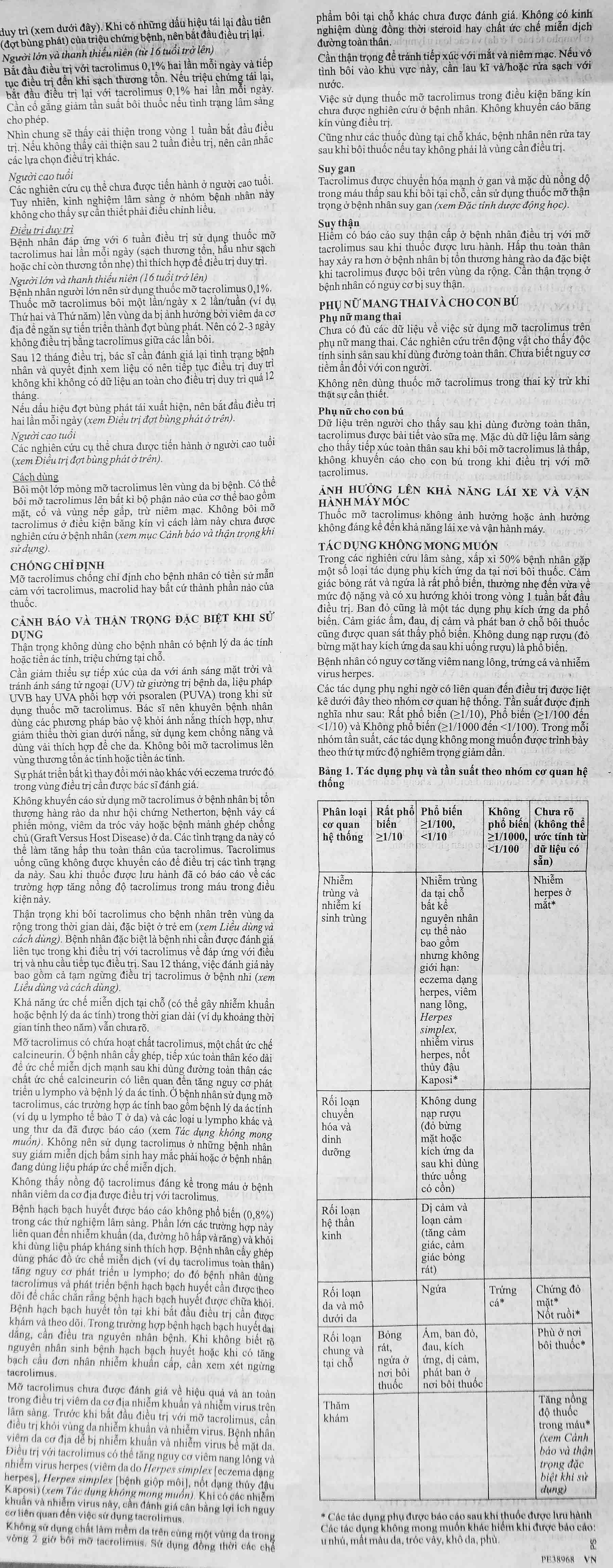 Hình ảnh Thuốc mỡ Tacroz Forte 0.1% Glenmark điều trị viêm da dị ứng (10g)