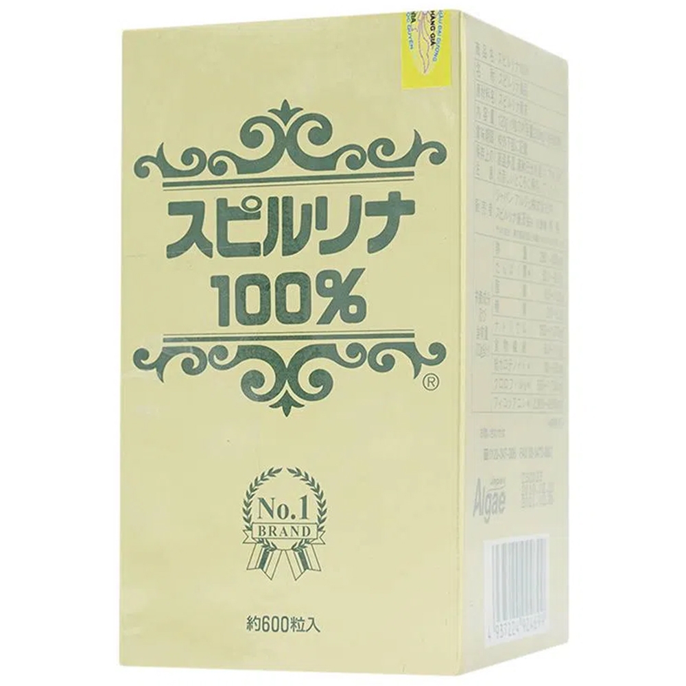 Hình ảnh Viên uống Tảo Spirulina Nhật Bản Algae ngăn chặn quá trình lão hóa (600 viên)