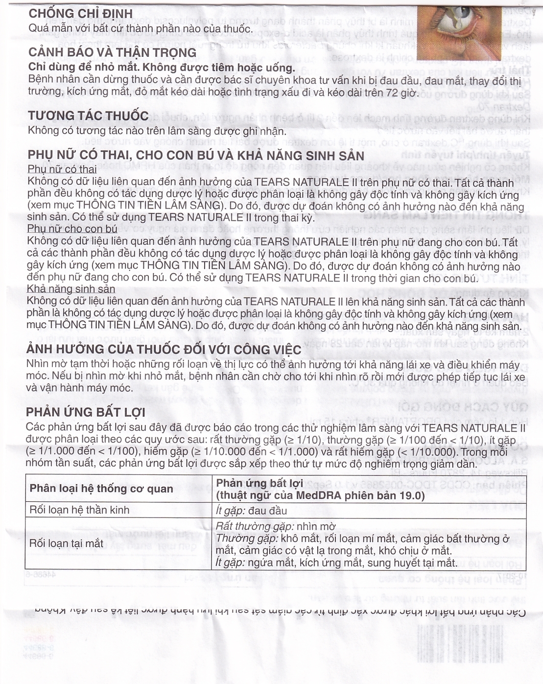 Hình ảnh Thuốc nhỏ mắt Tears Naturale II Alcon giảm tiết nước mắt hoặc dịch nhầy (15ml)