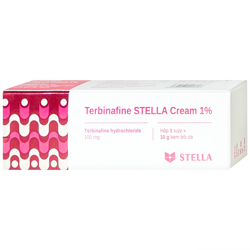 Hình ảnh Kem bôi da Terbinafine Stella Cream 1% (10g) điều trị nhiễm nấm ở da, lang ben