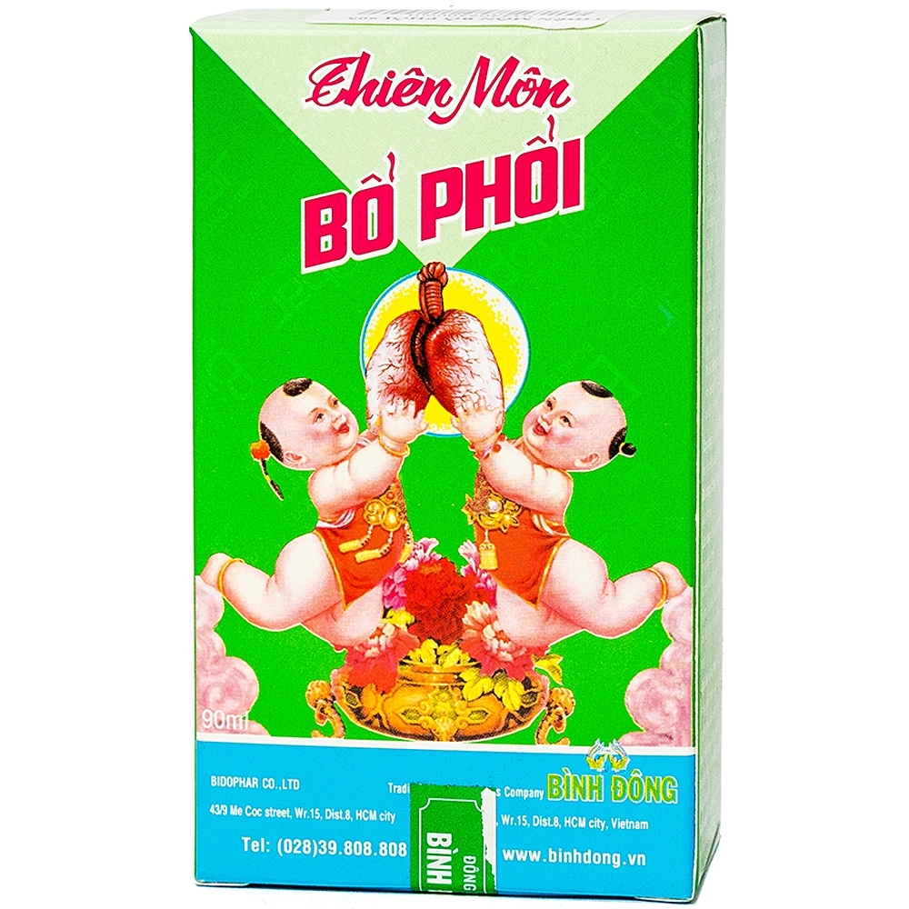 Hình ảnh Dung dịch Thiên Môn Bổ Phổi Bình Đông giúp giảm ho, bổ phổi (90ml)