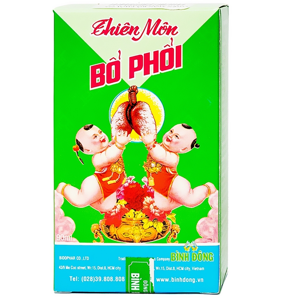 Hình ảnh Dung dịch Thiên Môn Bổ Phổi Bình Đông giúp giảm ho, bổ phổi (90ml)