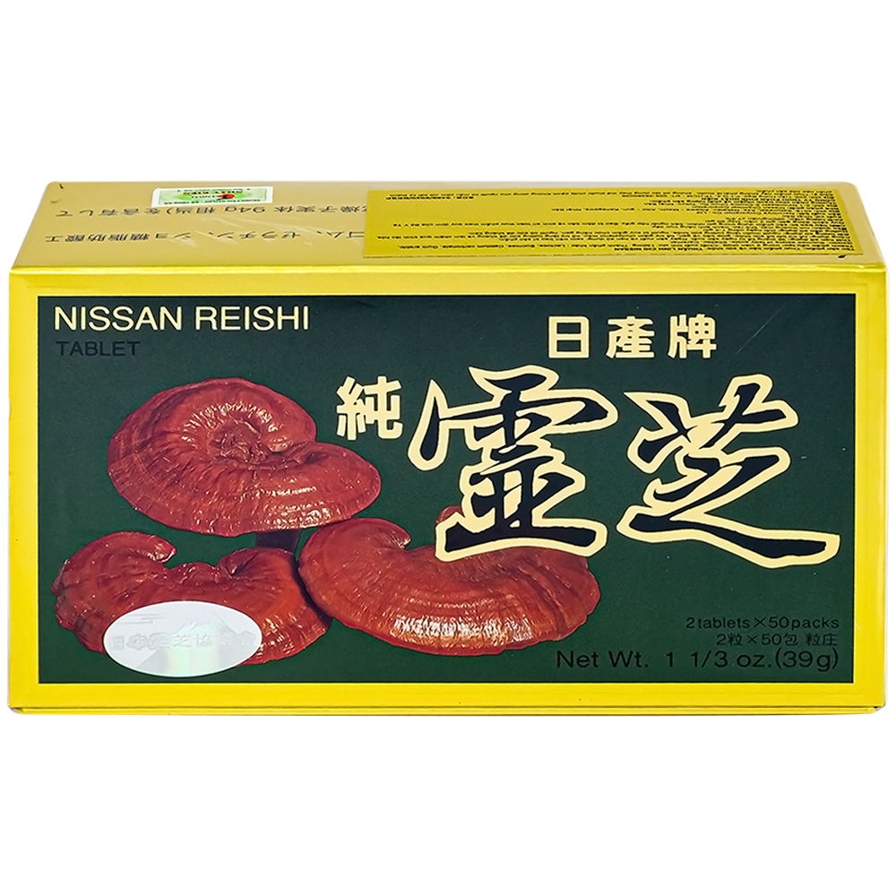 Hình ảnh Viên uống Thuần Linh Chi Nissan hỗ trợ bồi bổ sức khỏe, giúp bảo vệ gan (50 gói)