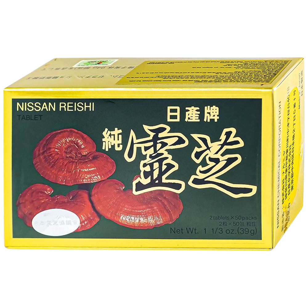Hình ảnh Viên uống Thuần Linh Chi Nissan hỗ trợ bồi bổ sức khỏe, giúp bảo vệ gan (50 gói)