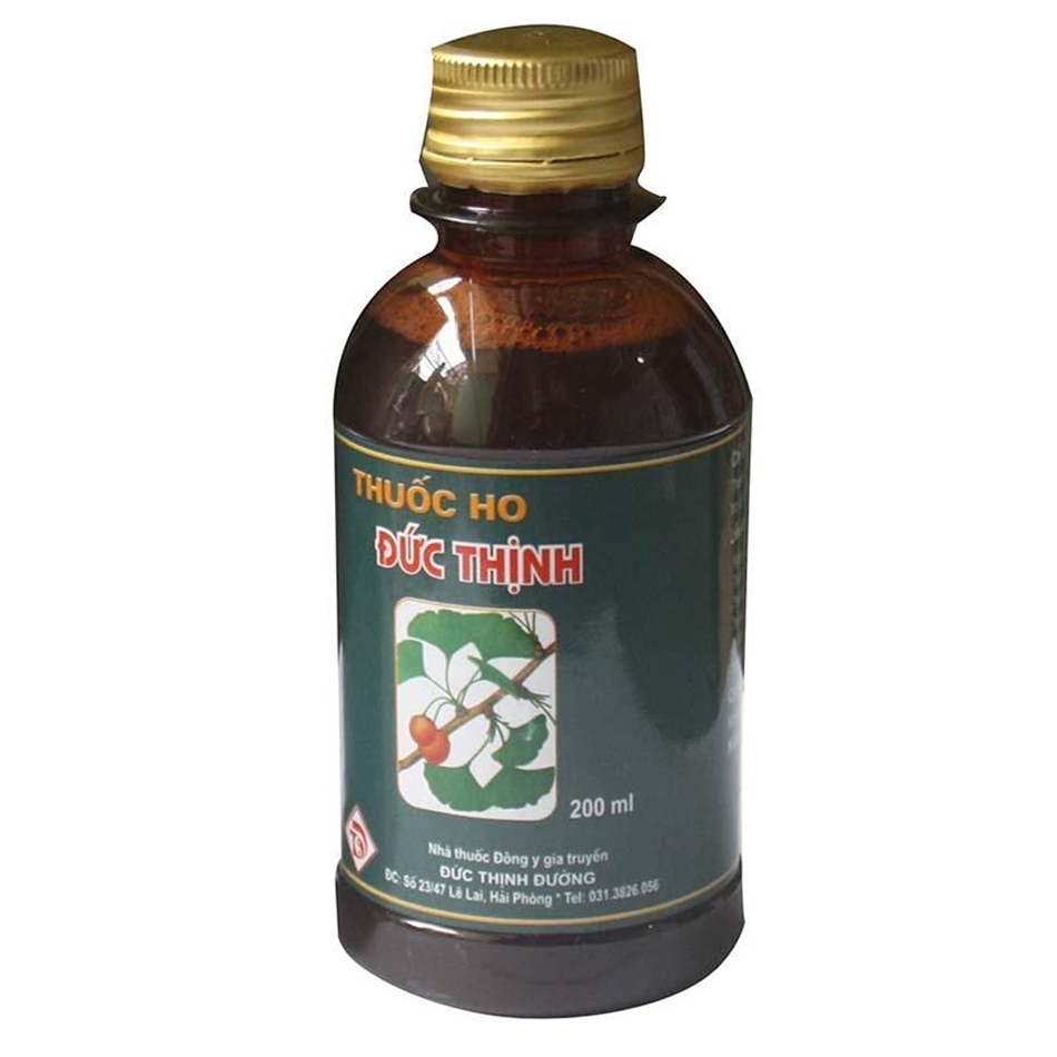 Hình ảnh Thuốc ho Đức Thịnh điều trị ho dai dẳng, ho nặng lâu năm (200ml)