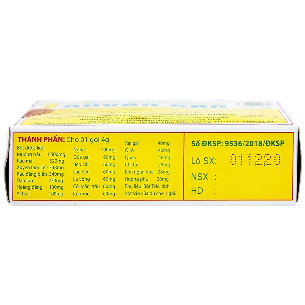 Hình ảnh Hoàn cứng Tiêu Phong Nhuận Gan Ngọc Liên giúp thanh nhiệt, mát gan (10 gói x 4g)