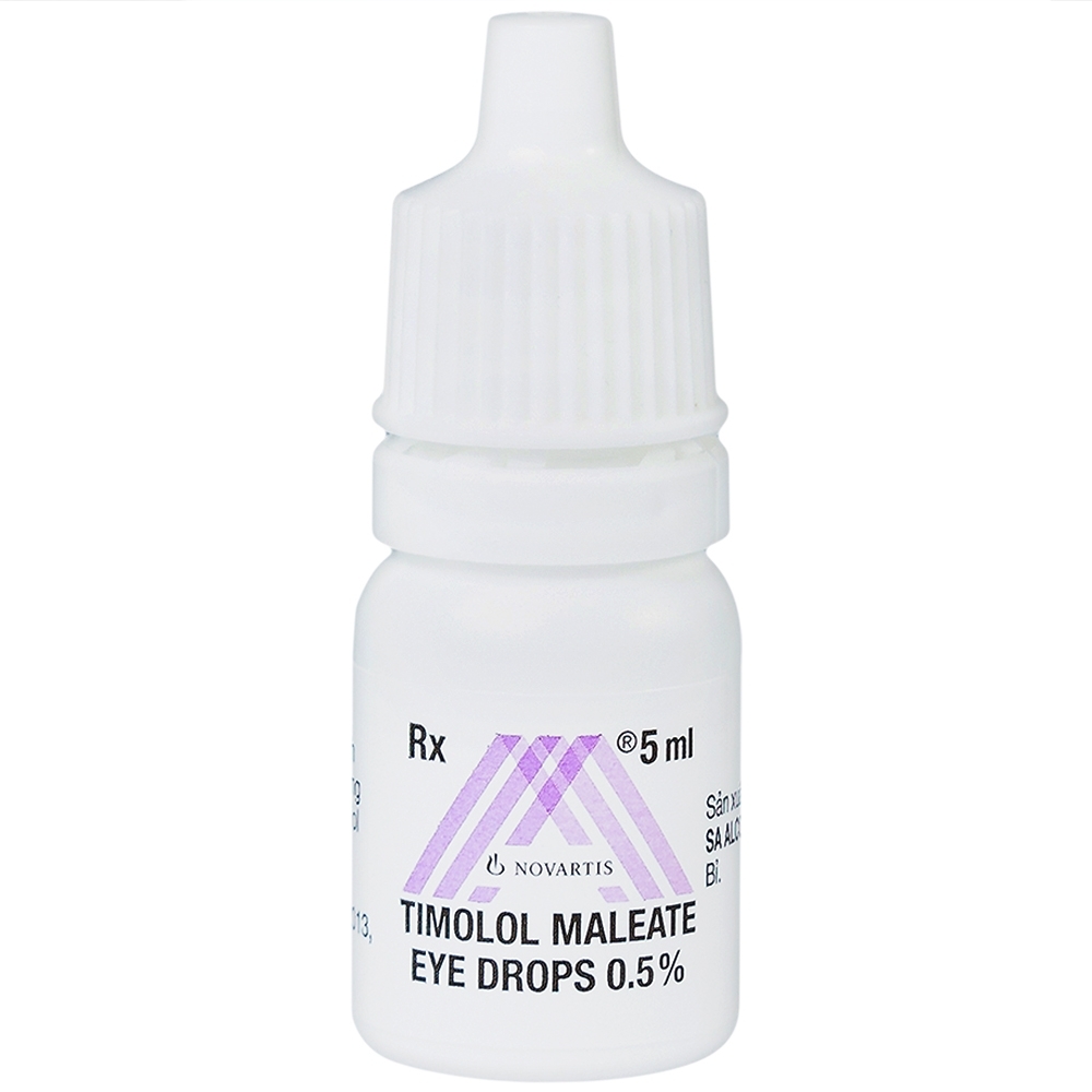 Hình ảnh Dung dịch nhỏ mắt Timolol Maleate Eye Drops 0.5% Alcon điều trị tăng nhãn áp (5ml)