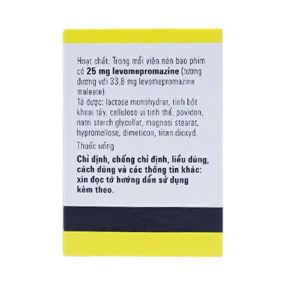 Hình ảnh Thuốc Tisercin 25mg Egis điều trị loạn thần (1 lọ x 50 viên)