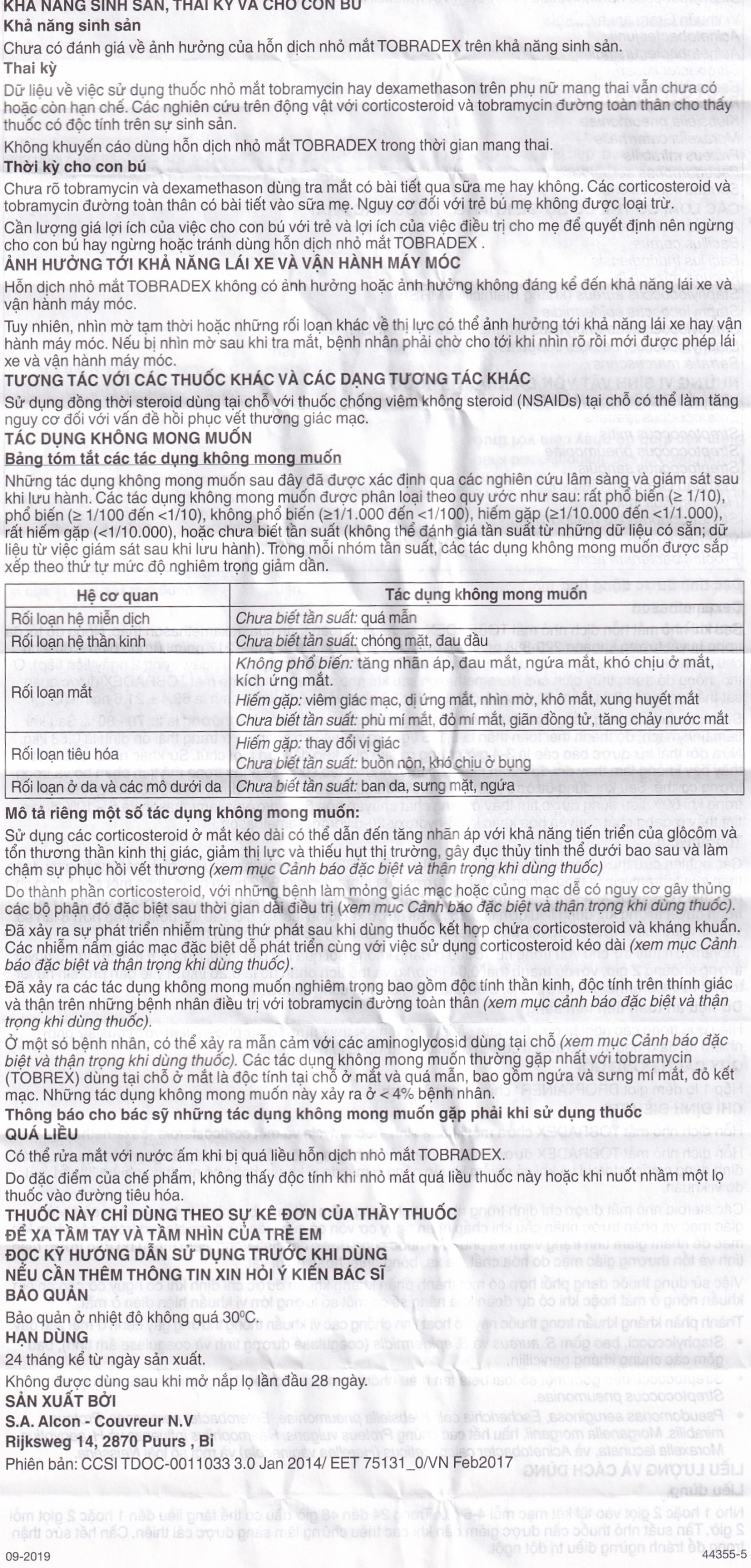 Hình ảnh Hỗn dịch nhỏ mắt Tobradex điều trị tình trạng viêm ở mắt (5ml)