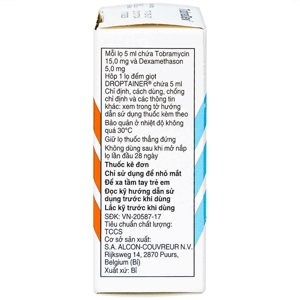 Hình ảnh Hỗn dịch nhỏ mắt Tobradex điều trị tình trạng viêm ở mắt (5ml)