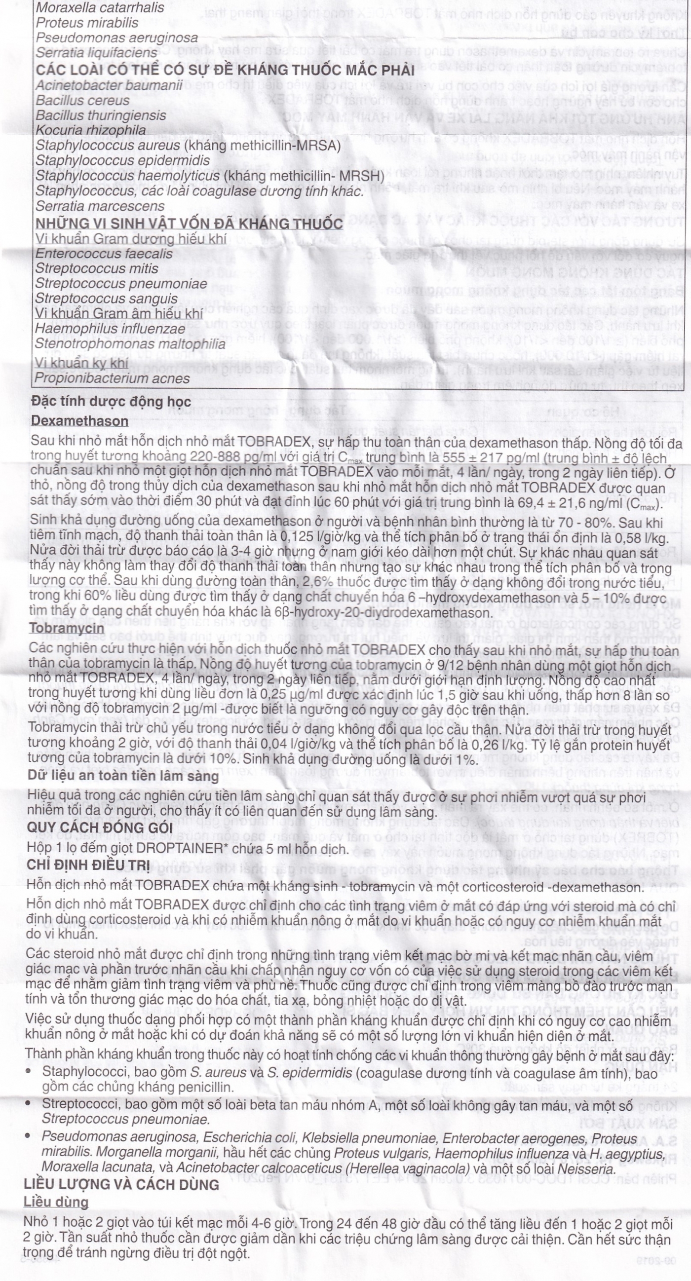 Hình ảnh Hỗn dịch nhỏ mắt Tobradex điều trị tình trạng viêm ở mắt (5ml)