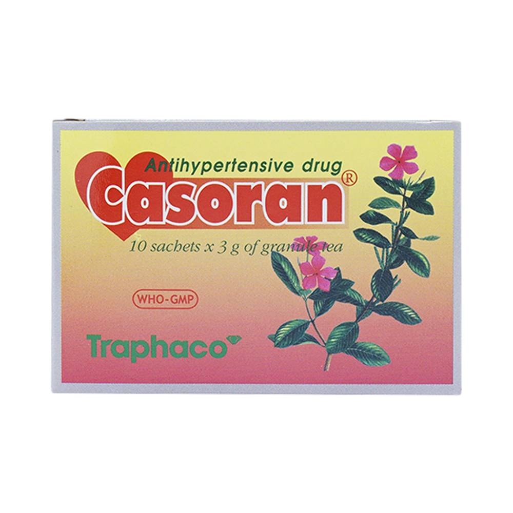 Hình ảnh Thuốc Casoran Traphaco hỗ trợ hạ huyết áp(10 gói x 3g)