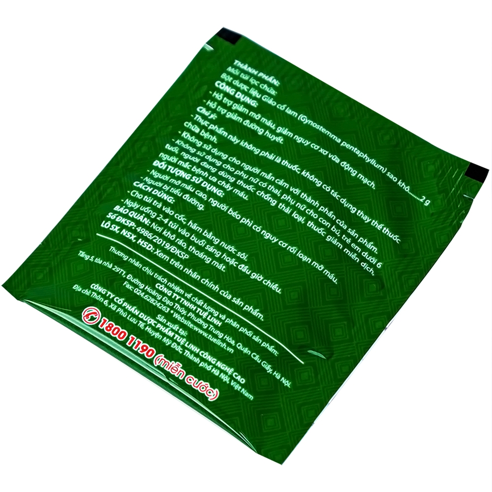 Hình ảnh Trà túi lọc Giảo Cổ Lam Tuệ Linh (2g x 25 túi)