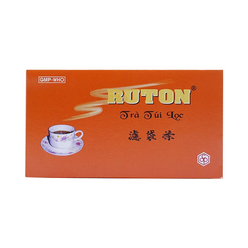 Hình ảnh Trà túi lọc Ruton OPC thông tiểu, nhuận tràng, điều trị giãn tĩnh mạch (24 túi x 1,5g)