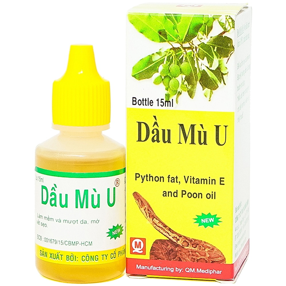 Hình ảnh Dầu Mù U Quang Minh làm mềm và mượt da, mờ vết sẹo (15ml)