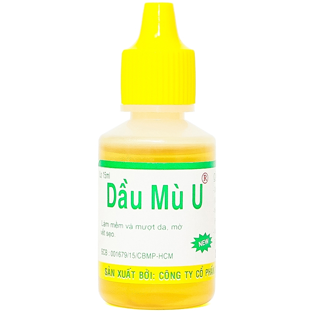 Hình ảnh Dầu Mù U Quang Minh làm mềm và mượt da, mờ vết sẹo (15ml)