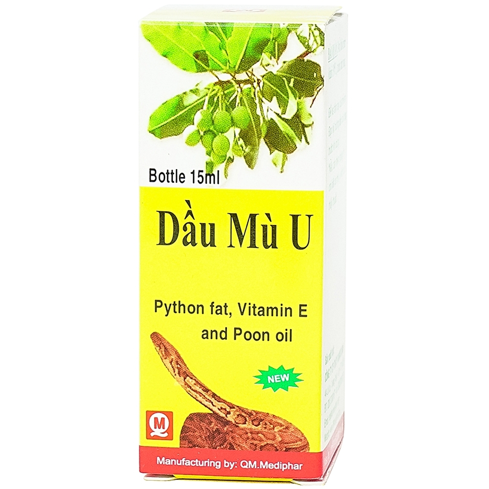 Hình ảnh Dầu Mù U Quang Minh làm mềm và mượt da, mờ vết sẹo (15ml)