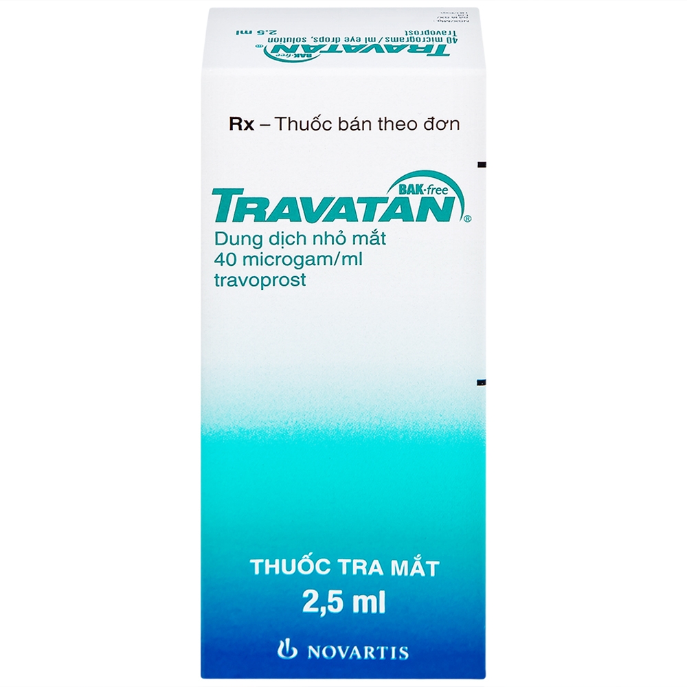 Hình ảnh Thuốc nhỏ mắt Travatan Novartis làm giãn nhãn áp (2,5ml)