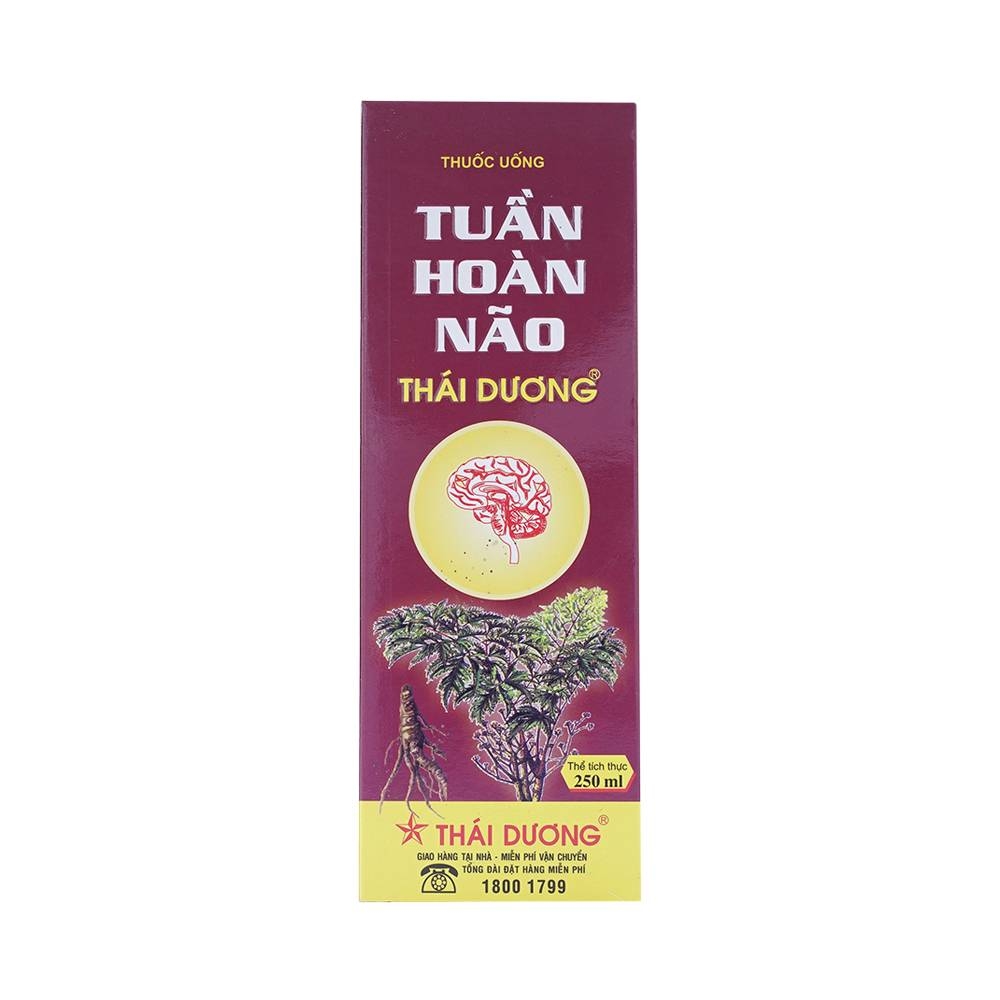 Hình ảnh Thuốc uống Tuần Hoàn Não Thái Dương điều trị suy giảm trí nhớ (250ml)
