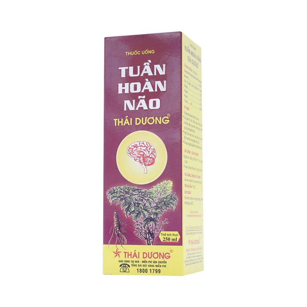 Hình ảnh Thuốc uống Tuần Hoàn Não Thái Dương điều trị suy giảm trí nhớ (250ml)