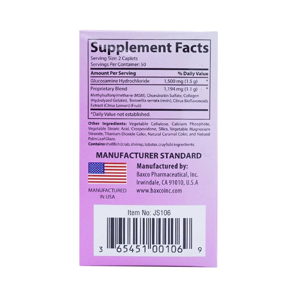 Hình ảnh Viên uống Joint Soother UBB hỗ trợ tái tạo sụn và chất nhờn ở các đầu khớp xương (100 viên) 