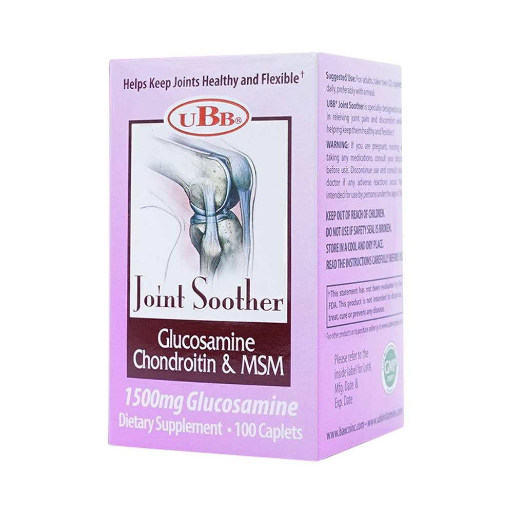 Hình ảnh Viên uống Joint Soother UBB hỗ trợ tái tạo sụn và chất nhờn ở các đầu khớp xương (100 viên) 