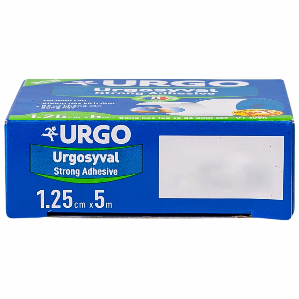Hình ảnh Băng keo lụa có độ dính cao Urgosyval Strong Adhessive size 1.25cm x 5m cố định băng gạc (1 cuộn)