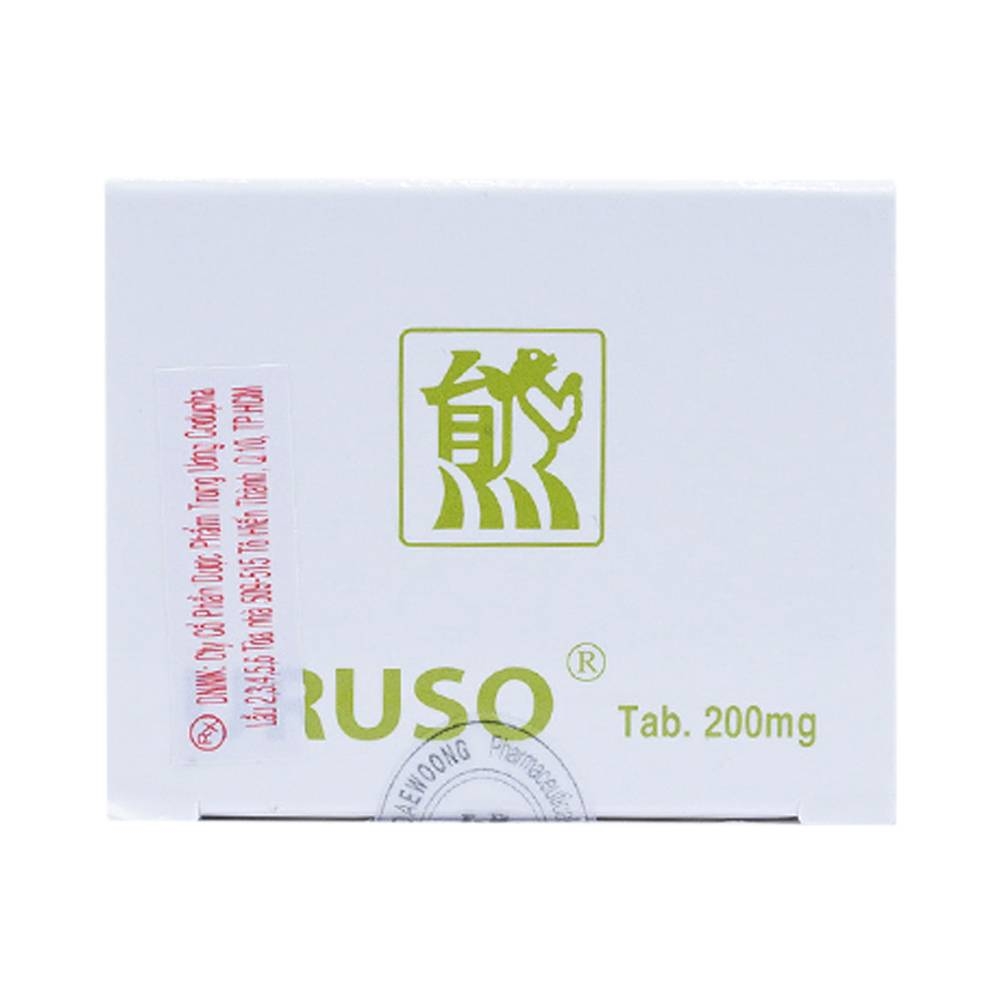 Hình ảnh Thuốc Uruso Tab. 200mg Daewoong điều trị sỏi mật (10 vỉ x 10 viên)