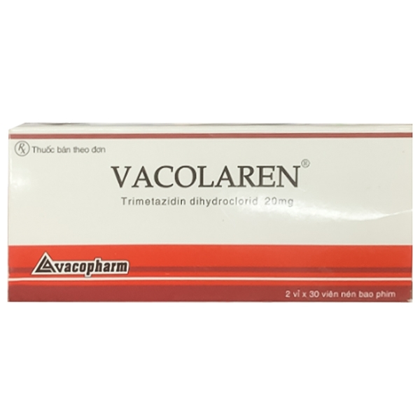 Hình ảnh Thuốc Vacolaren 20mg Vacopharm điều trị đau thắt ngực (2 vỉ x 30 viên)