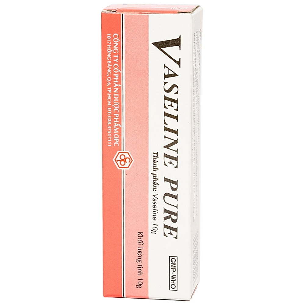 Hình ảnh Kem Vaseline Pure OPC phòng nứt môi, khô môi, nứt da bàn chân, bàn tay (10g)