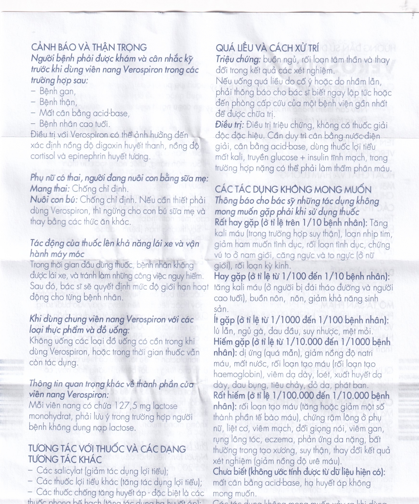 Hình ảnh Thuốc Verospiron 50mg Gedeon điều trị tăng huyết áp (3 vỉ x 10 viên)