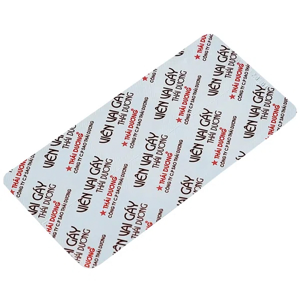 Hình ảnh Viên Vai Gáy Thái Dương tăng lưu thông khí huyết, giảm triệu chứng đau mỏi vai gáy (2 vỉ x 6 viên)