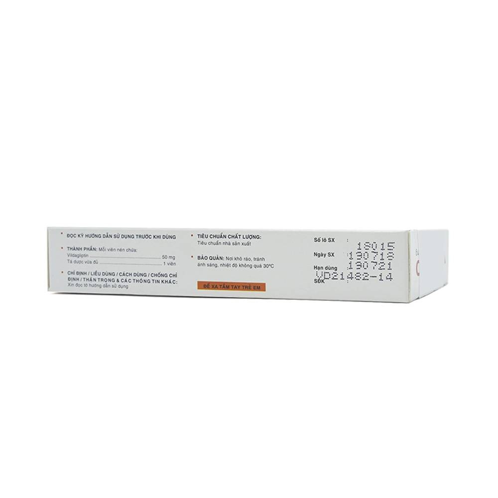 Hình ảnh Thuốc Vigorito Davipharm kiểm soát đường huyết ở bệnh đái tháo đường típ 2 (3 vỉ x 10 viên) 