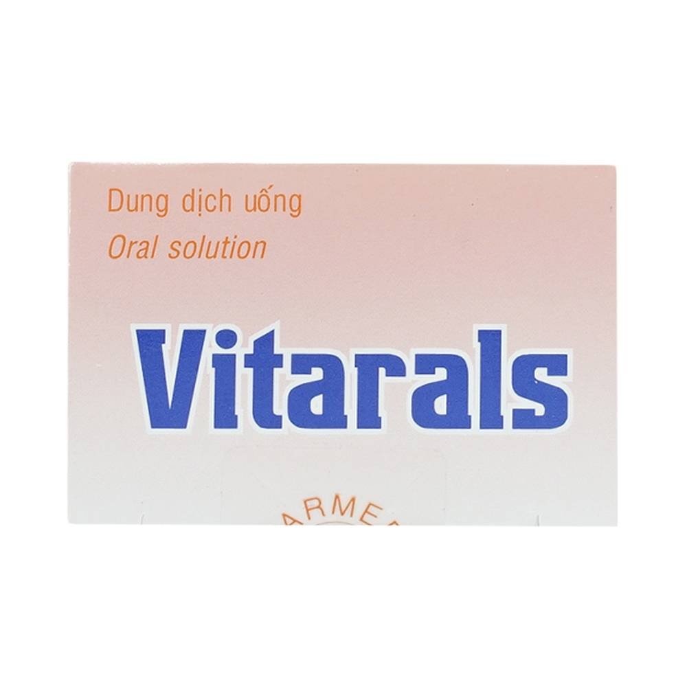 Hình ảnh Dung dịch uống Vitarals Pharmedic phòng ngừa và điều chỉnh tình trạng thiếu hụt Vitamin (20ml)