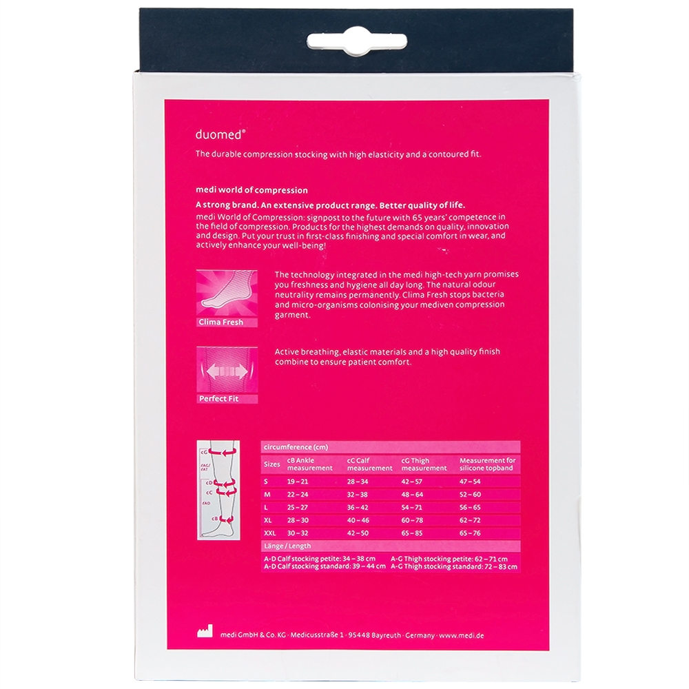 Hình ảnh Vớ gối y khoa Duomed size S hỗ trợ điều trị suy tĩnh mạch, phù chân, đau nhức chân