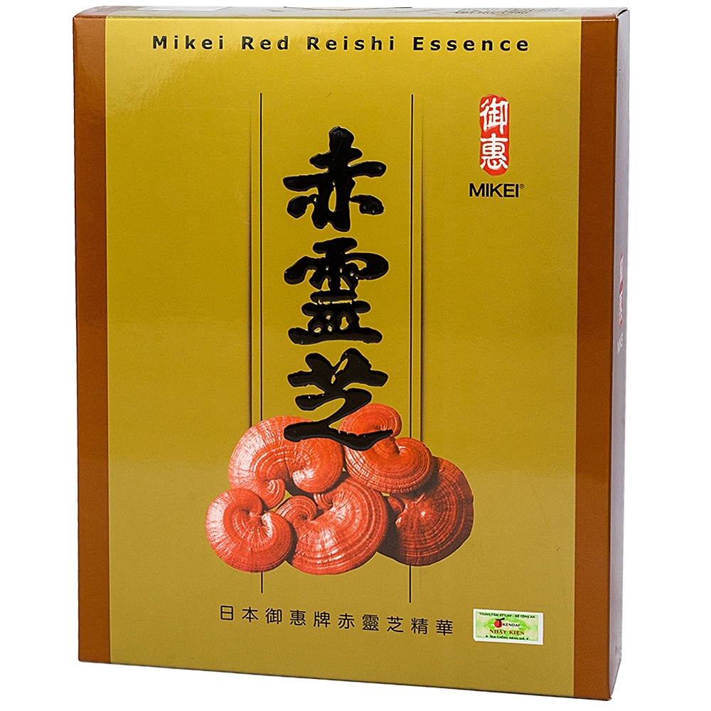 Hình ảnh Viên nang Xích Linh Chi Mikei tăng cường hệ miễn dịch, hạn chế quá trình lão hóa, bảo vệ gan (6 vỉ x 10 viên)