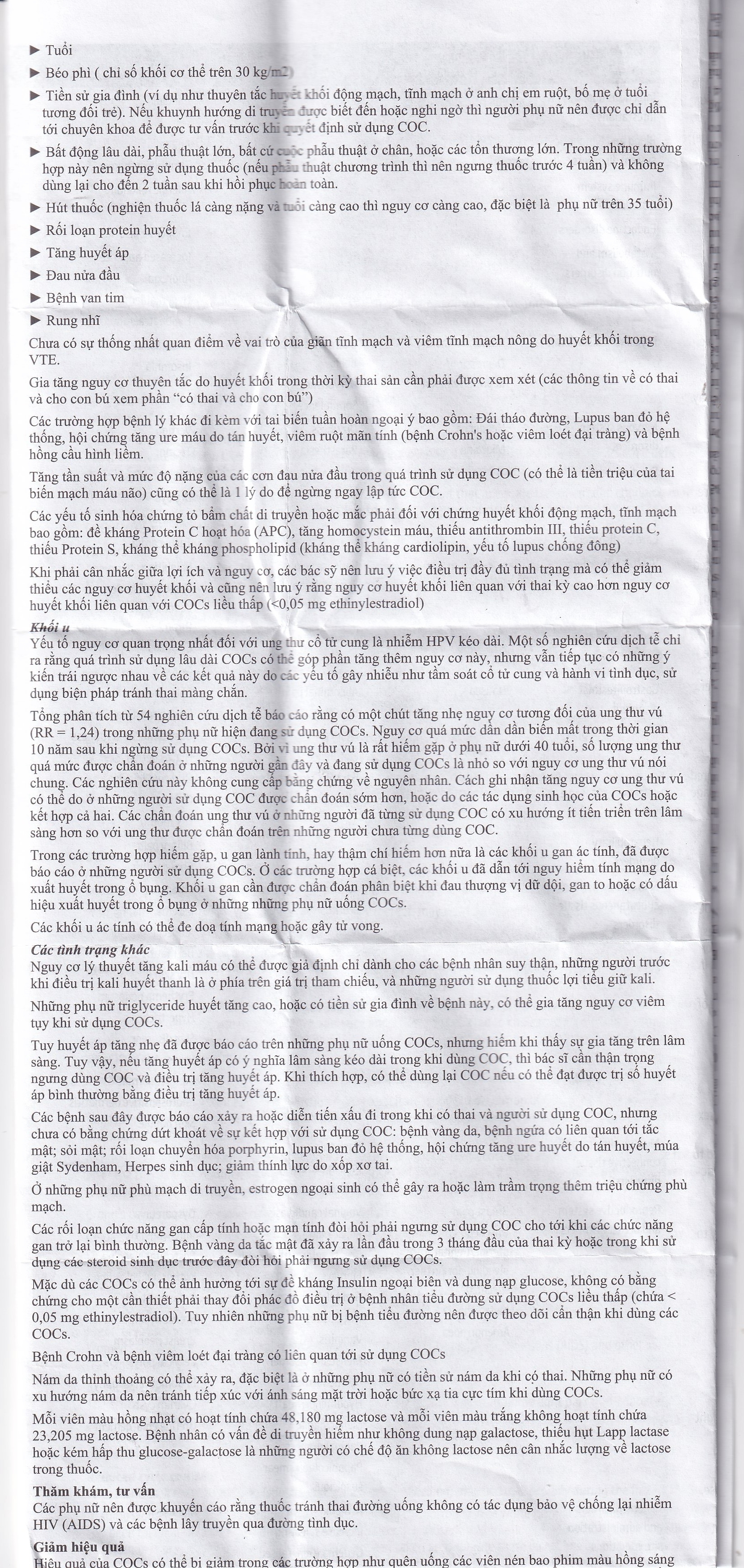 Hình ảnh Thuốc Yaz Bayer dùng tránh thai, điều trị mụn trứng cá (1 vỉ x 28 viên)