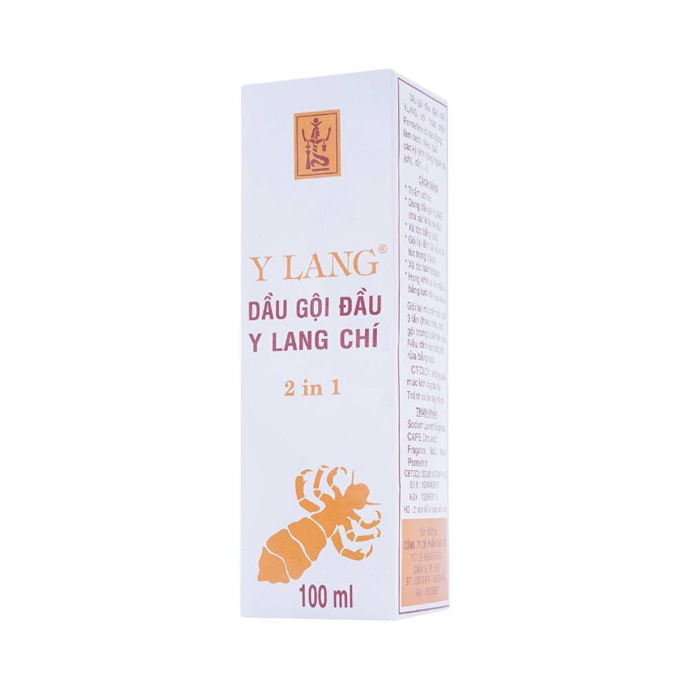 Hình ảnh Dầu gội đầu Y Lang Chí làm sạch các ký sinh trùng ngoài da (100ml)