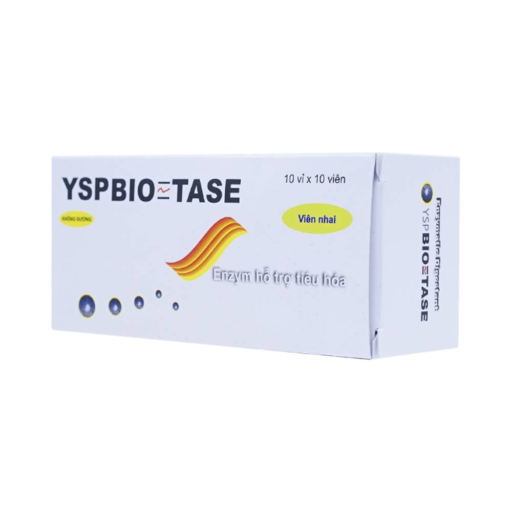Hình ảnh Viên nhai YSPBIO TASE YSP hỗ trợ tiêu hóa (10 vỉ x 10 viên)