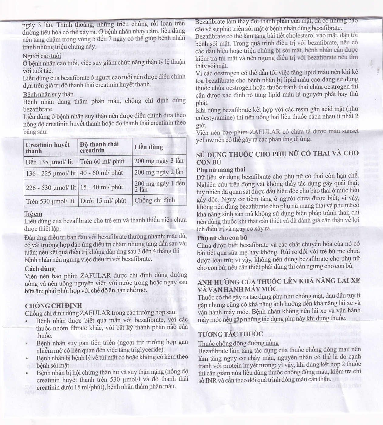 Hình ảnh Thuốc Zafular Medochemie điều trị tăng triglyceride máu, tăng lipid máu hỗn hợp (5 vỉ x 10 viên)