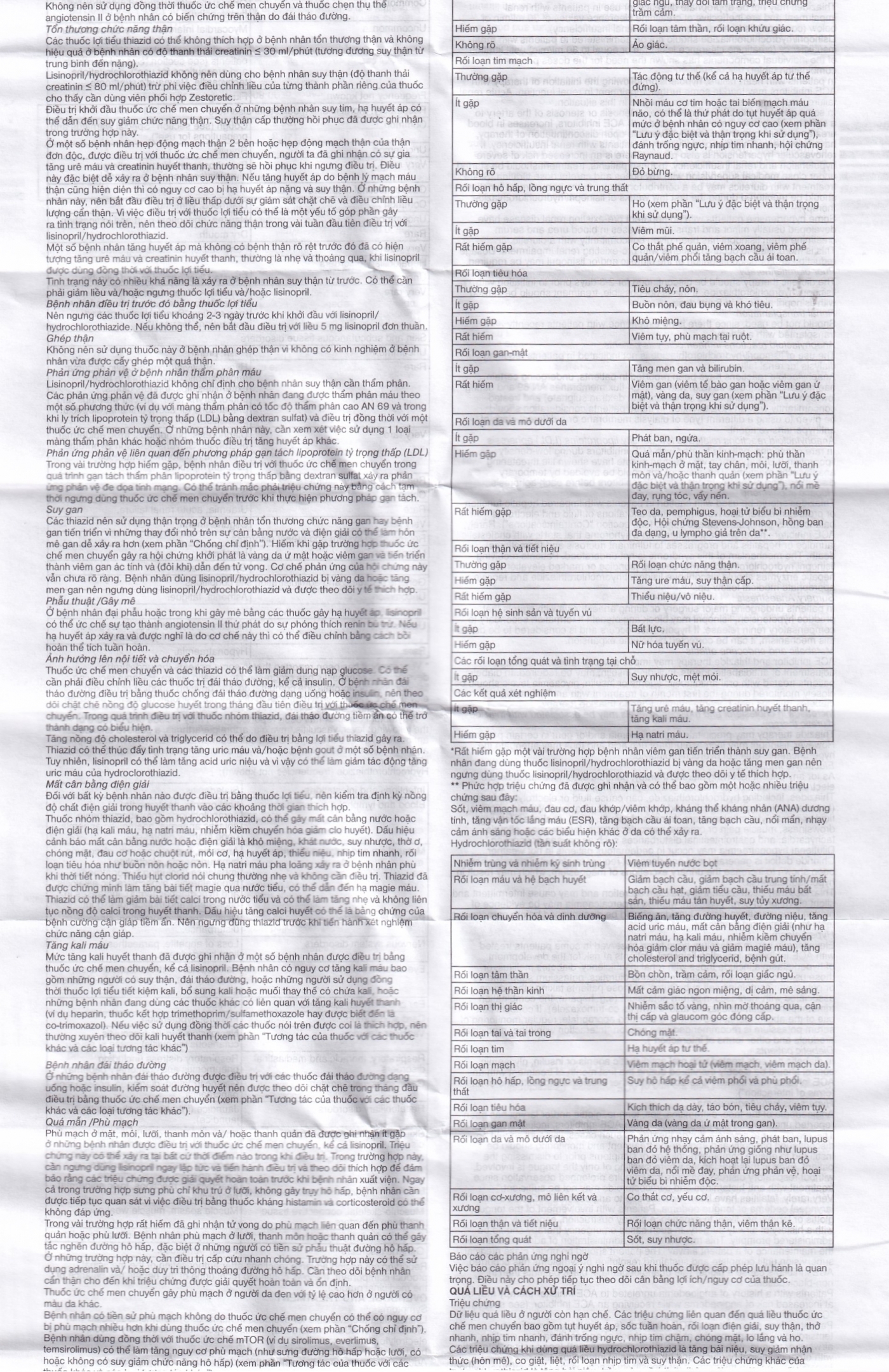 Hình ảnh Thuốc Zestoretic-20 AstraZeneca điều trị tăng huyết áp nguyên phát (2 vỉ x 14 viên)