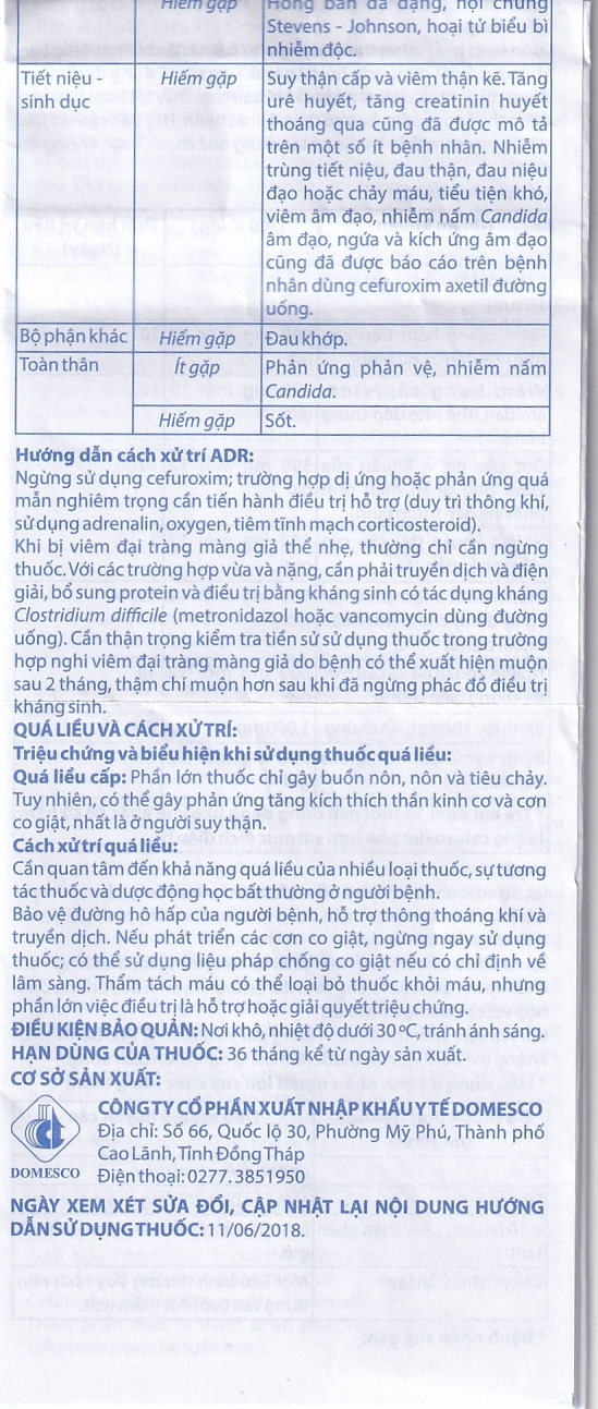Hình ảnh Thuốc Zinmax-Domesco 500mg điều trị nhiễm khuẩn da, nhiễm khuẩn đường tiết niệu (2 vỉ x 5 viên)