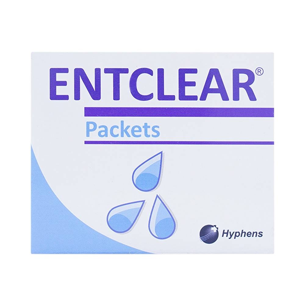 Hình ảnh Gói muối biển Entclear Packets Hyphens hỗ trợ rửa sạch hốc mũi (20 gói)