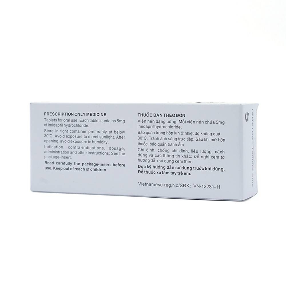 Hình ảnh Thuốc Tanatril Tablets 5mg Tanabe điều trị tăng huyết áp vô căn (10 vỉ x 10 viên)