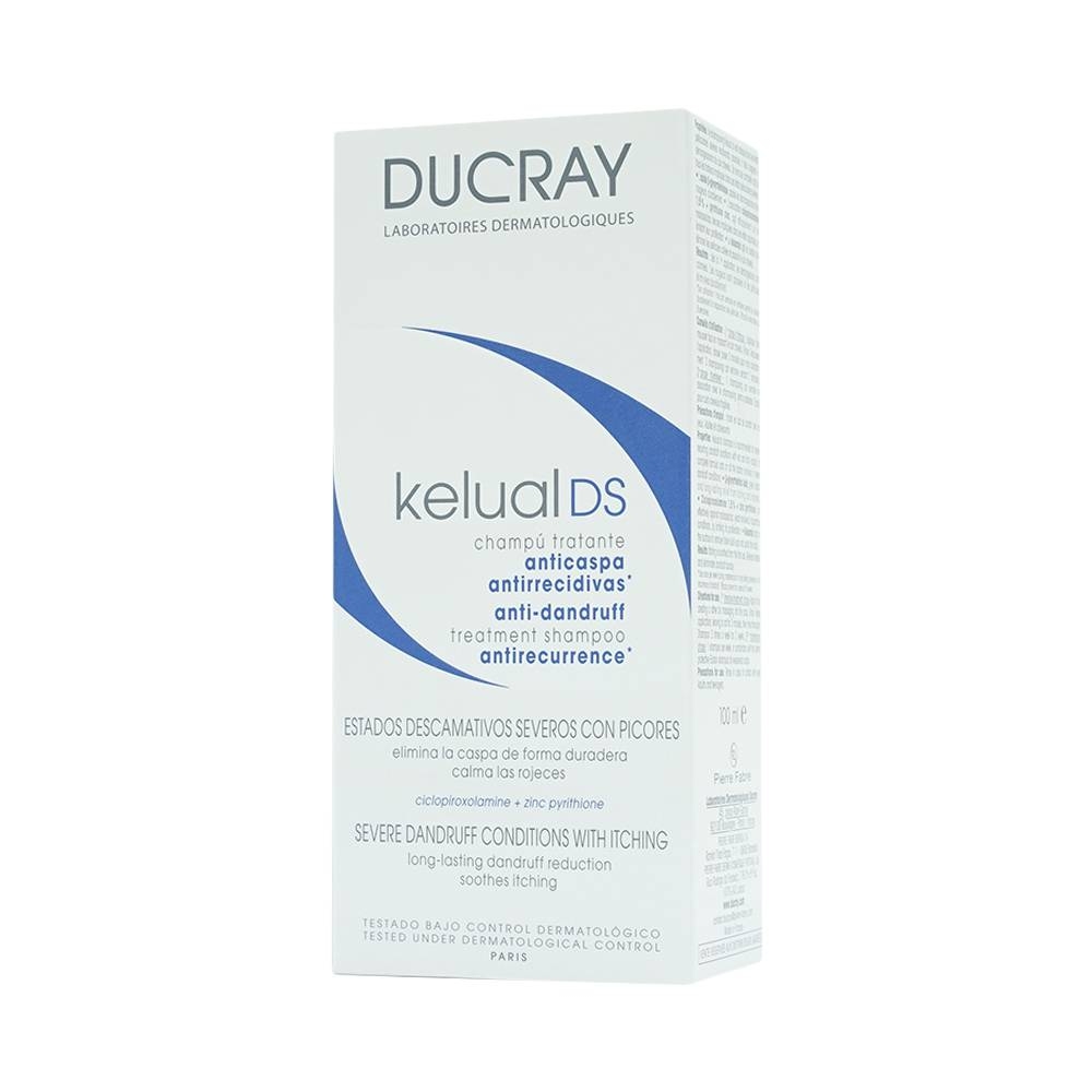 Hình ảnh Dầu gội Ducray Kelual DS Shampoo làm sạch gàu, dịu da đầu và bớt ngứa (100ml)