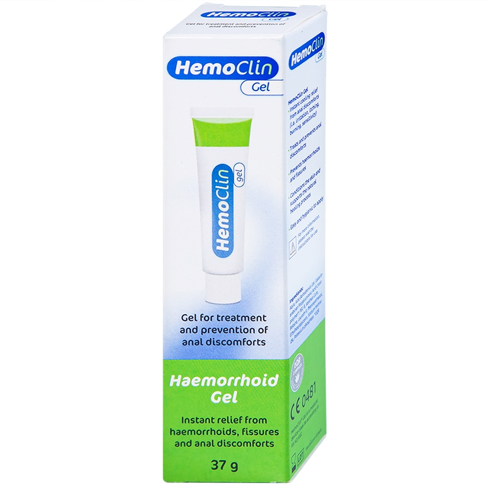 Hình ảnh Gel bôi trĩ Hemoclin điều trị và phòng ngừa các khó chịu ở hậu môn (37g)