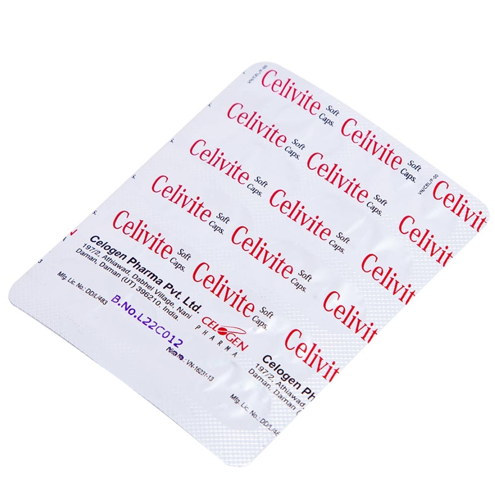 Hình ảnh Thuốc Celivite Celogen Pharma bổ sung vitamin và khoáng chất (6 vỉ x 10 viên)